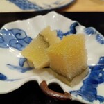 鮨旬美西川 - 子持ち昆布味噌漬