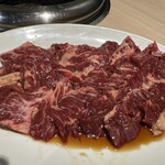 肉屋の本格焼肉 黒牛一期 - ハラミタレ1078円×4