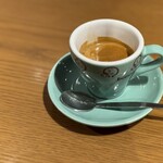 ピッツェリア トラットリア ダ オカピート - 最後はエスプレッソを