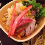 キッチン トロイカ - ごちそうスパゲティのサラダアップ