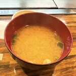 お好み焼き 閃屋 - お味噌汁