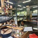 そば道場　久慈川　翁 - 囲炉裏から内観