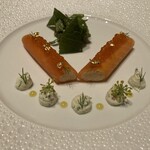 ガストロノミー ジョエル・ロブション - スモークサーモンのフリヴォリテ