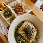 茶寮 汐入 - 茶そばセット@850