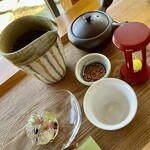 茶寮 汐入 - 和菓子セット@750…煎茶