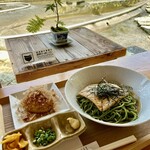 茶寮 汐入 - 茶そばセット@850