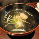 みかわ 是山居 - 海老しんじょと湯葉のお椀