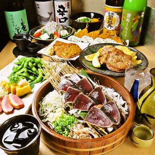 幹事無料や宴会クーポン有！2時間飲放付コース4,000円～