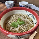 おお西 - 発芽そば(冷かけ)
