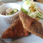 あさひるごはん彩り - 鯖のソースカツ