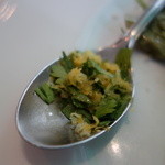 VIA Brianza - 牛すね肉の煮込み　アクセントのイタリアンパセリとレモン皮