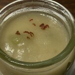 赤坂 鮨大谷 - 山科ナスとスッポンの冷製茶碗蒸し