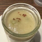 赤坂 鮨大谷 - 山科ナスとスッポンの冷製茶碗蒸し