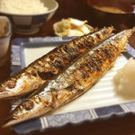 Ikari - 焼魚定食(さんま) ランチ700円