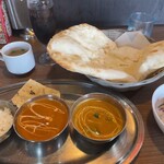 ウサブ - プラウン・茄子カレー（日替）