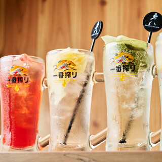 個性的なサワーと多彩なドリンクで乾杯◆お得な単品飲み放題も◎