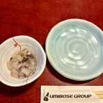 海ぼうず本店 - 選べるお通し(たこわさ)