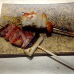 比内地鶏串 Sot l'y laisse - 