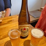 焼肉居酒屋みのわ - 瓶ビール(中瓶)(638円)