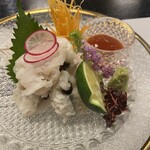 鰻割烹 伊豆栄 - 鱧の湯引き