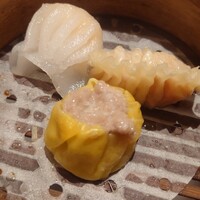 ジョーズ シャンハイ ニューヨーク 銀座店 - 本日の蒸し点心3種盛り合わせ