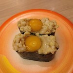 すし江戸 - うずら納豆