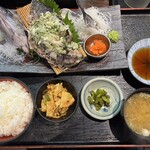 とり八 - 宗田かつおタタキ定食