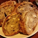 パーラー江古田 - モッツァレラチーズのセットのパン