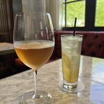 平五郎 本店 - 水出しアイスティー  自家製レモンスカッシュ(だったと思います)