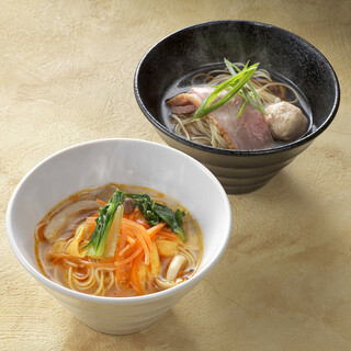 鴨出汁の中華そば・酸辣湯麺