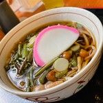 上高地食堂 - 山菜そば(半)/680