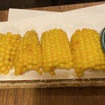 やきとり中山商店 - 揚げトウモロコシ