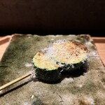 炭焼 おかげさん - ズッキーニの羊チーズがけ