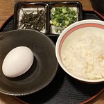 やきとり中山商店 - 卵かけご飯