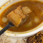 インド風カリーライス すぱいす - 黒豚アップ