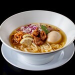 九州中華 鶏 麺 キムラハンテン by NOGI NISHIAZABU TOKYO - 檸檬ソバ味玉トッピング