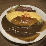 唯我独尊 - オムカレー➕ソーセージ　1980円