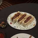 大阪ステーションホテル　メイン バー - フィレカツサンド