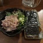 創作居酒屋428 - マグロと刻み山葵の美味しいアテ