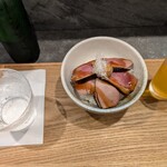 RAMEN MATSUI - 何とも見栄えの良い、鴨めし。