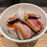 RAMEN MATSUI - 鴨めしです。ここに来たら、頼みたいメニュー。