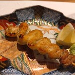 地焼鰻寝床 - はらみの串焼き