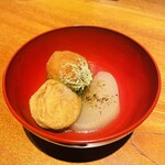 渋三魚金 - お通し