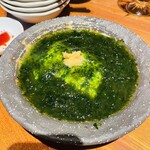 渋三魚金 - アオサの豆腐