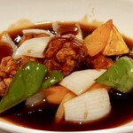 中国料理 星ヶ岡 - 黒酢酢豚