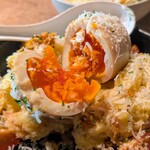 炭火焼鳥と一口餃子 TORA鶏YA 四条河原町店 - 薩摩芋ポテトサラダ