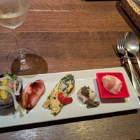 スペイン料理 La Cazuela 三ノ宮 ミント神戸店 - コースのタパス5種盛り スペイン料理 La Cazuela 三ノ宮 ミント神戸店 - コースのタパス5種盛り