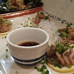 香家 - 白子ポン酢　居酒屋の定番、白子ポン酢もこのお店にかかれば、こんなにオサレに・・・