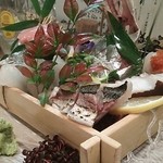 香家 - 刺身盛り合わせ　アップ