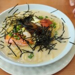 スープパスタ コジロー - 海の幸の明太クリーム